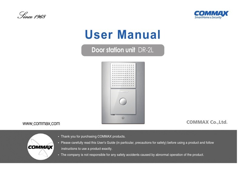 Commax DR-2L User manual