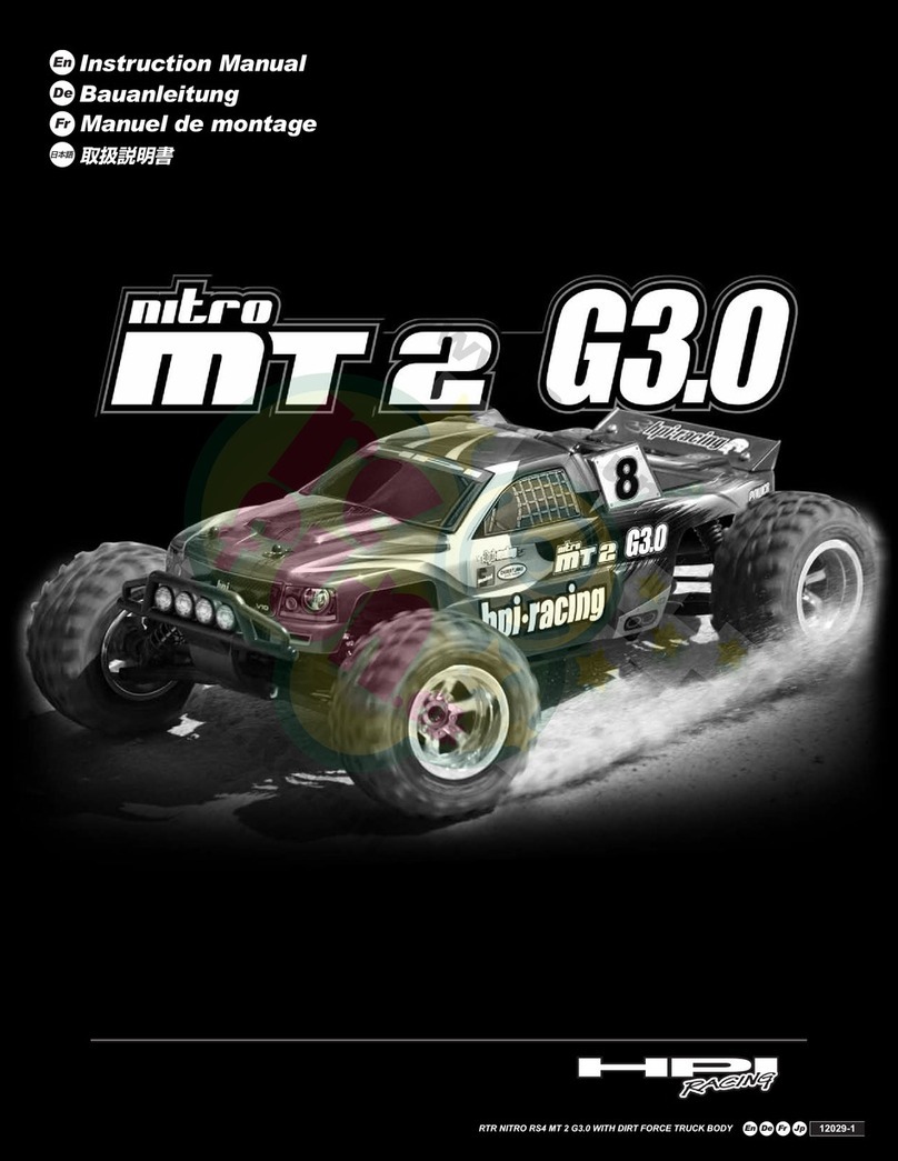 HPI Racing nitro mt 2 G3.0 instruction manual