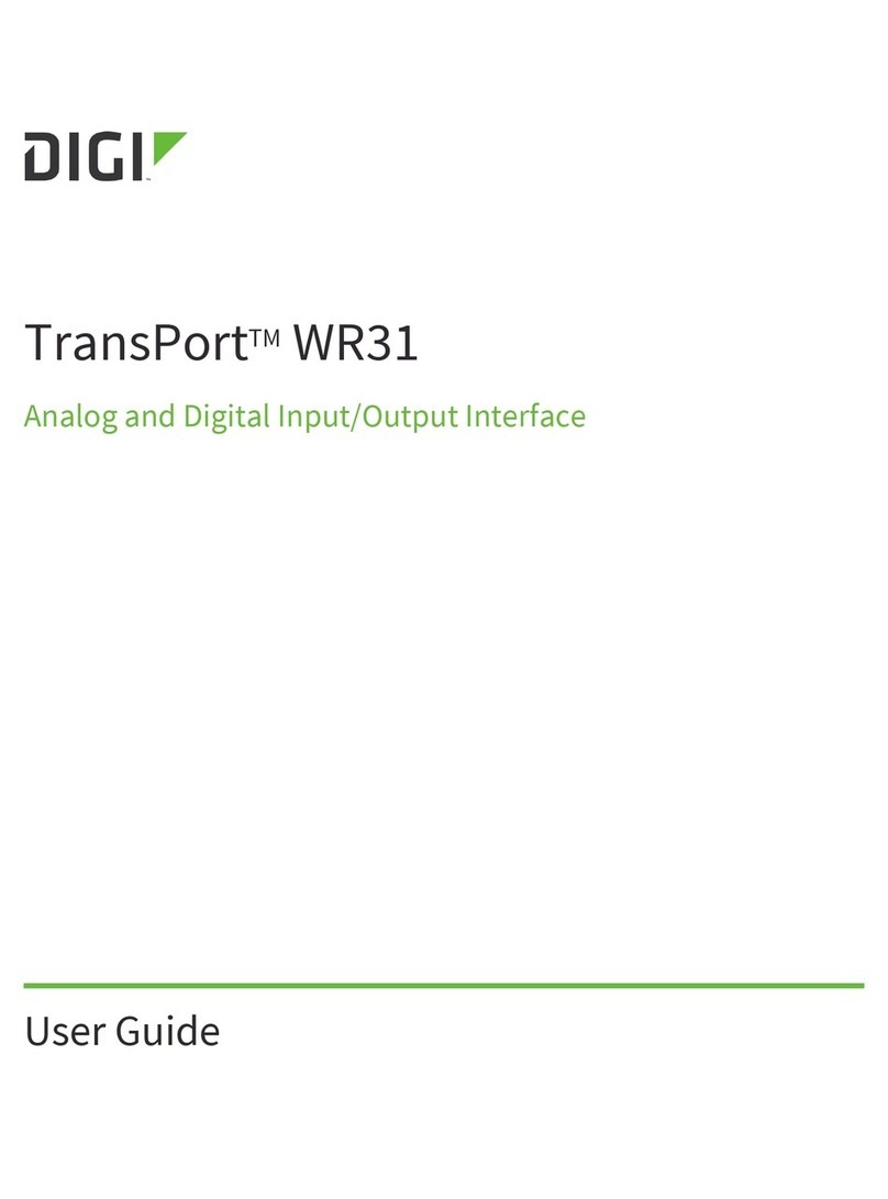 Digi TransPort WR31 user guide