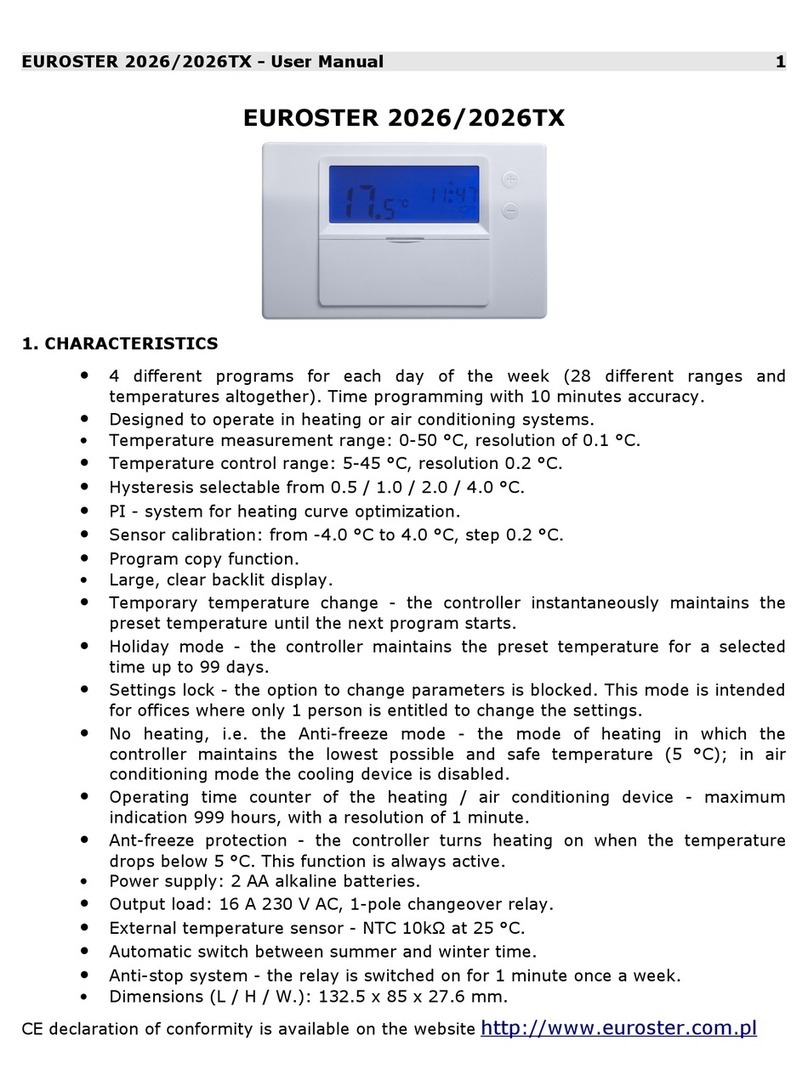 EUROSTER 2026 user manual