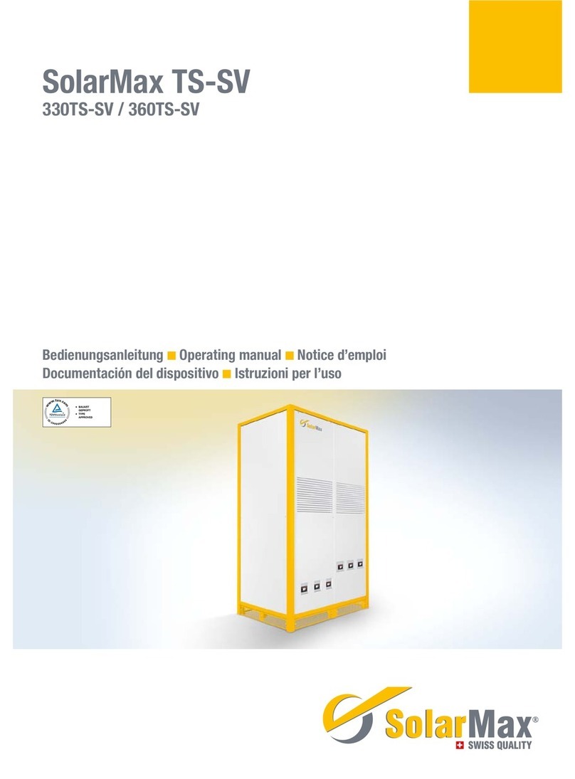 SolarMax 360TS-SV Compact Station User manual
