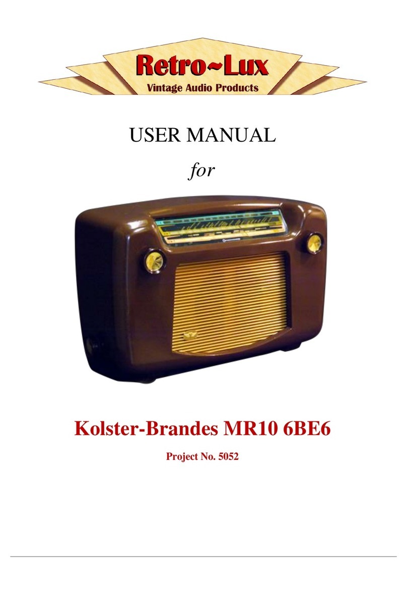 Kolster-Brandes MR10 6BE6 user manual
