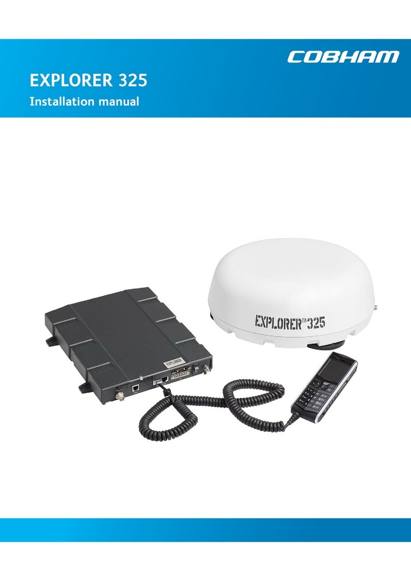 COBHAM Explorer 325 installation manual