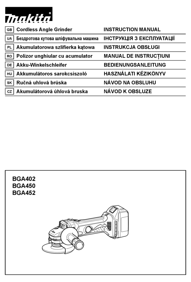 Makita BGA402 Manual