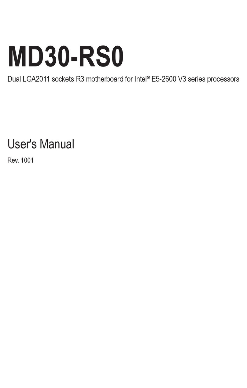Giga-Byte Communications MD30-RS0 user manual