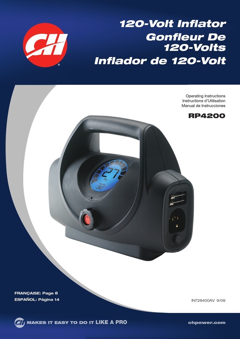 CH RP4200 operating instructions