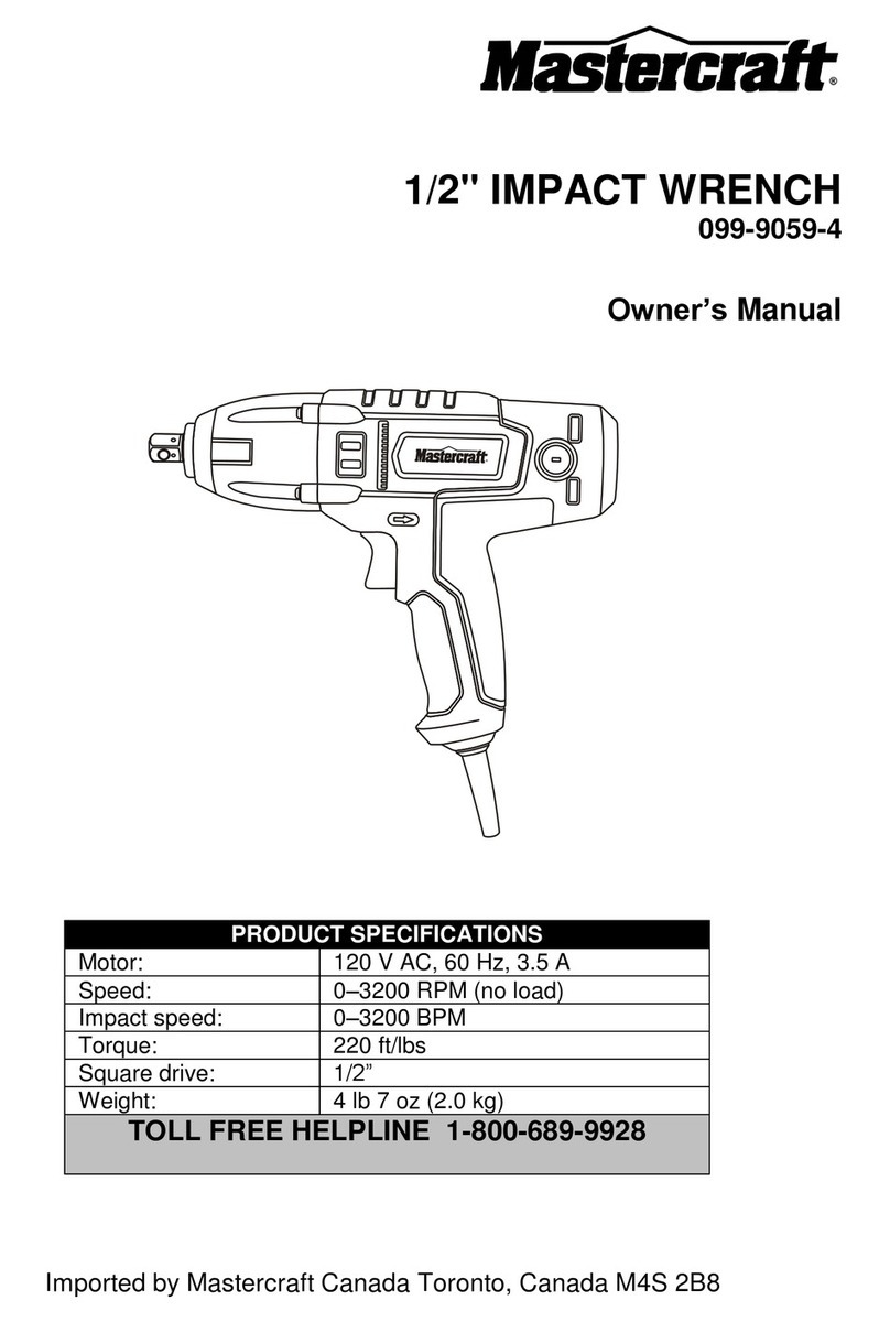 MasterCraft 099-9059-4 User manual