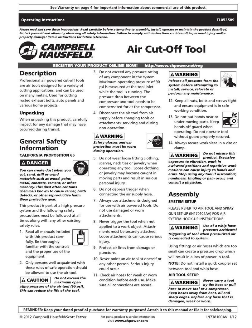 Campbell Hausfeld TL053589 User manual