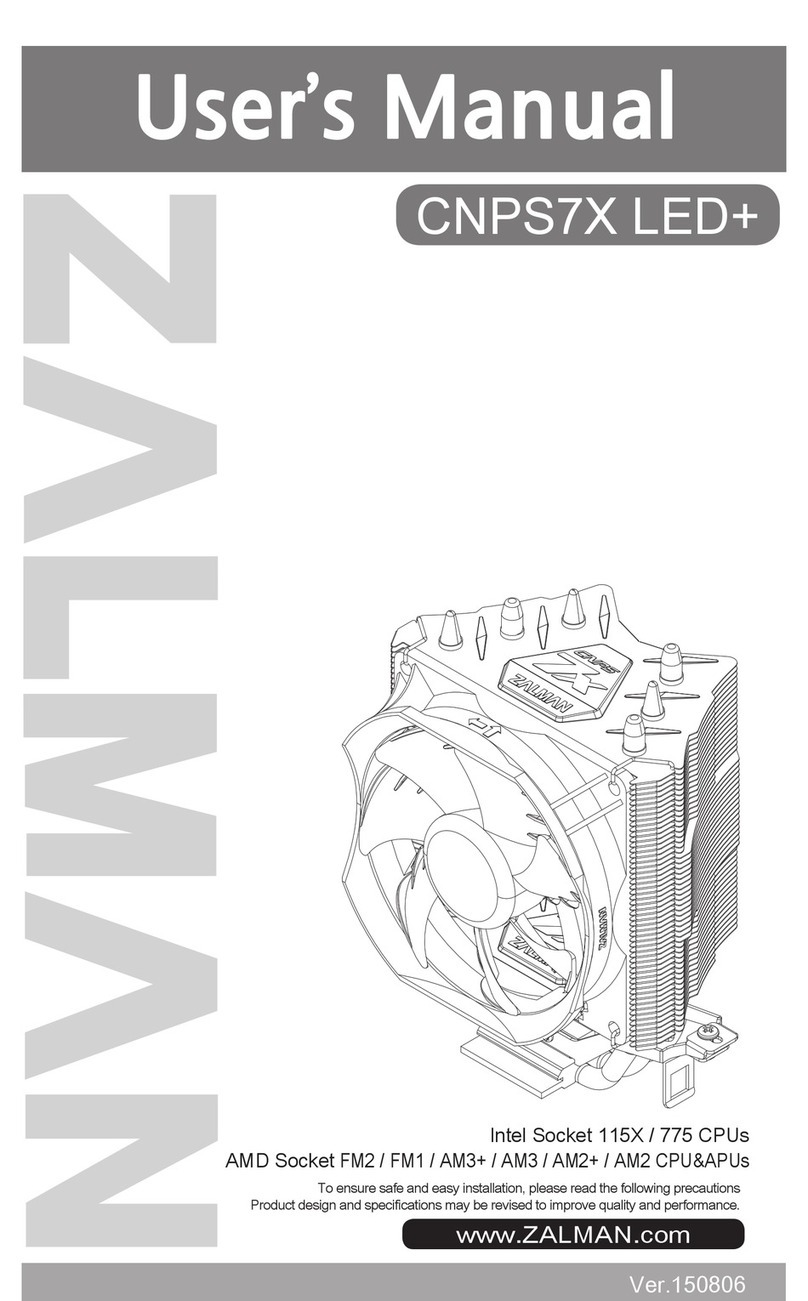 ZALMAN CNPS7X LED+ user manual