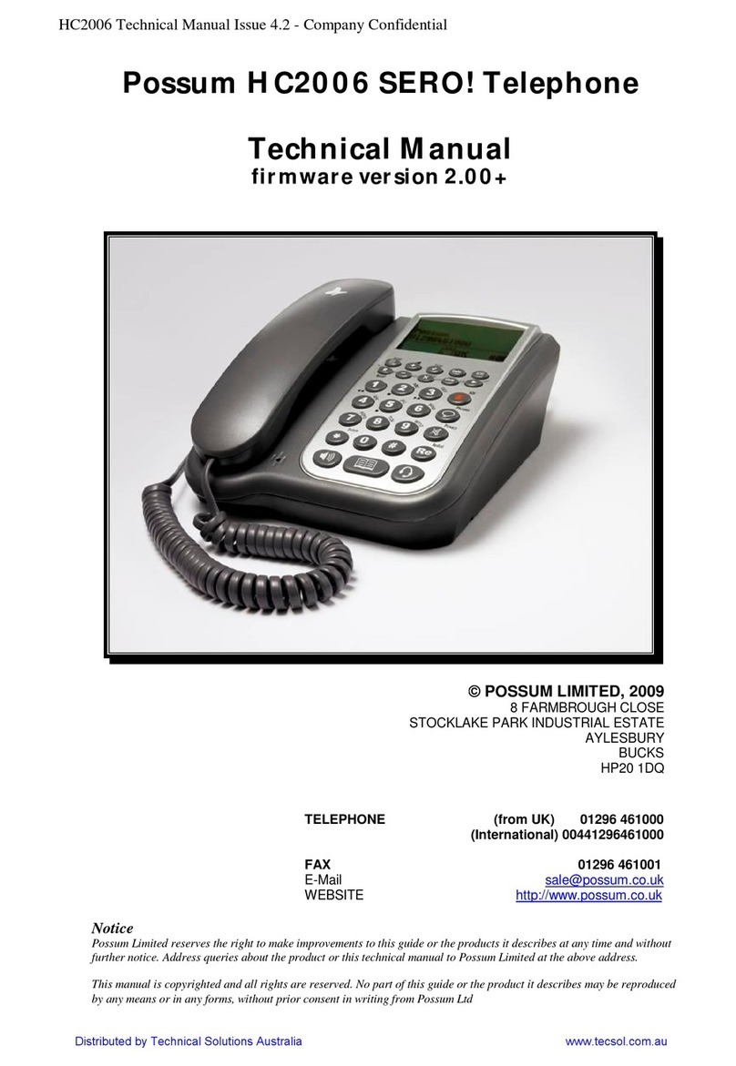 Possum HC2006 SERO Technical manual