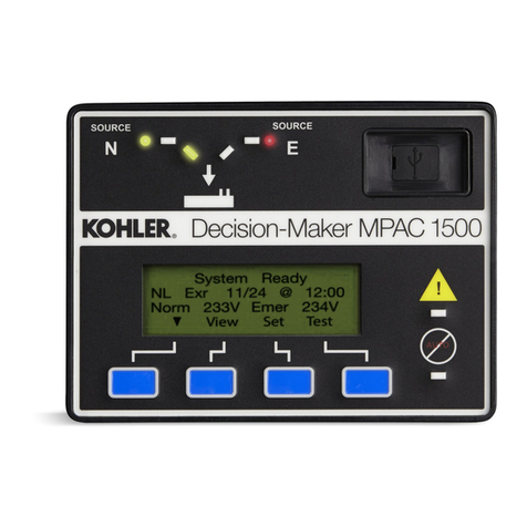 Kohler Decision-Makerr MPAC 1500 manual