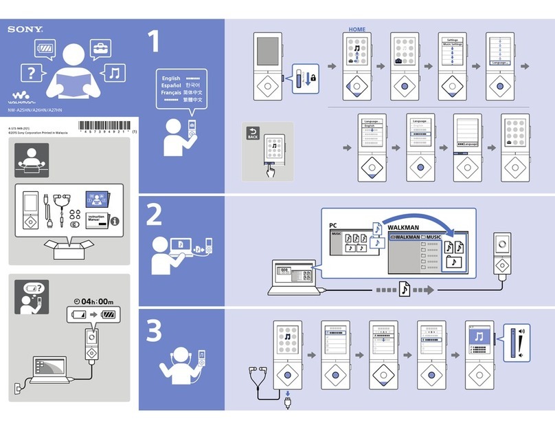 Sony NW-A25 User manual