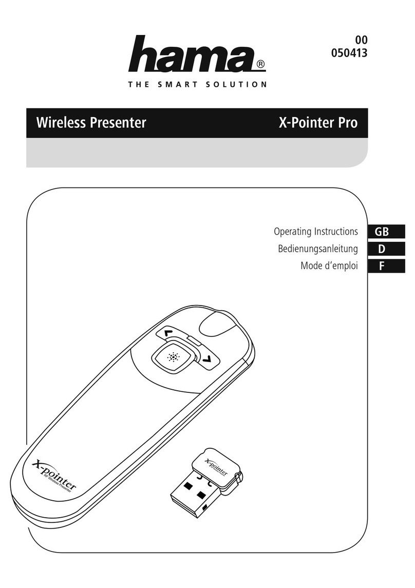 Hama X-Pointer Pro User manual