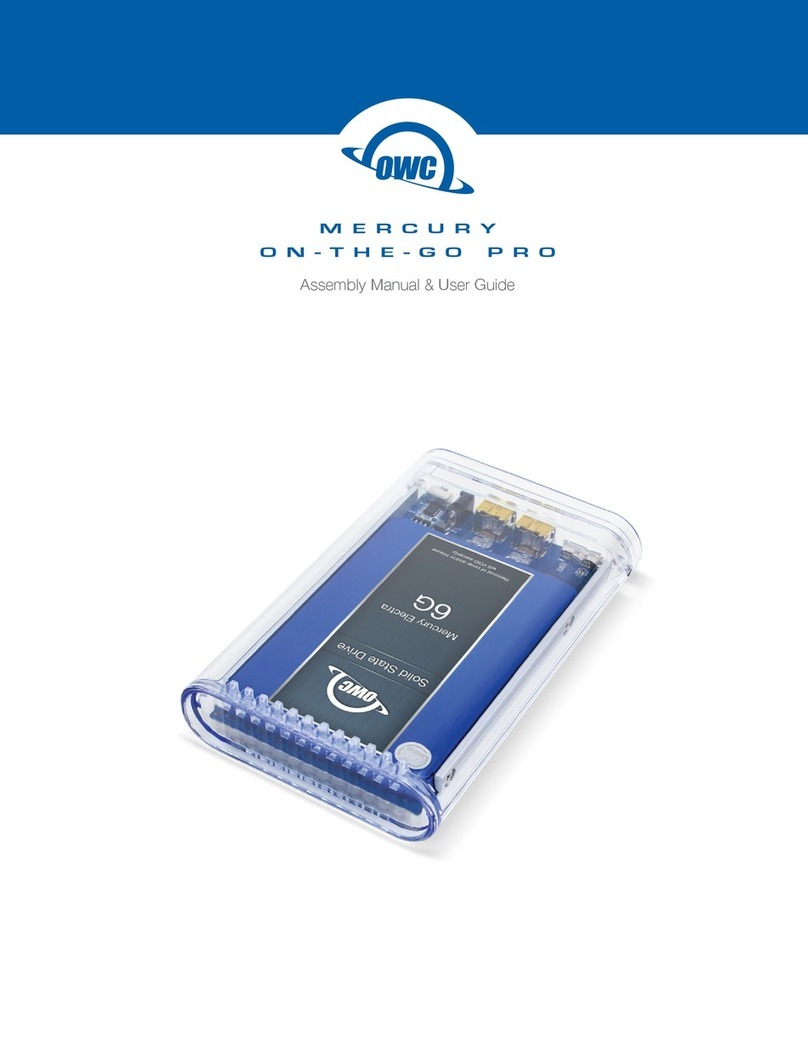 OWC Mercury On-The-Go Pro Assembly manual & user guide