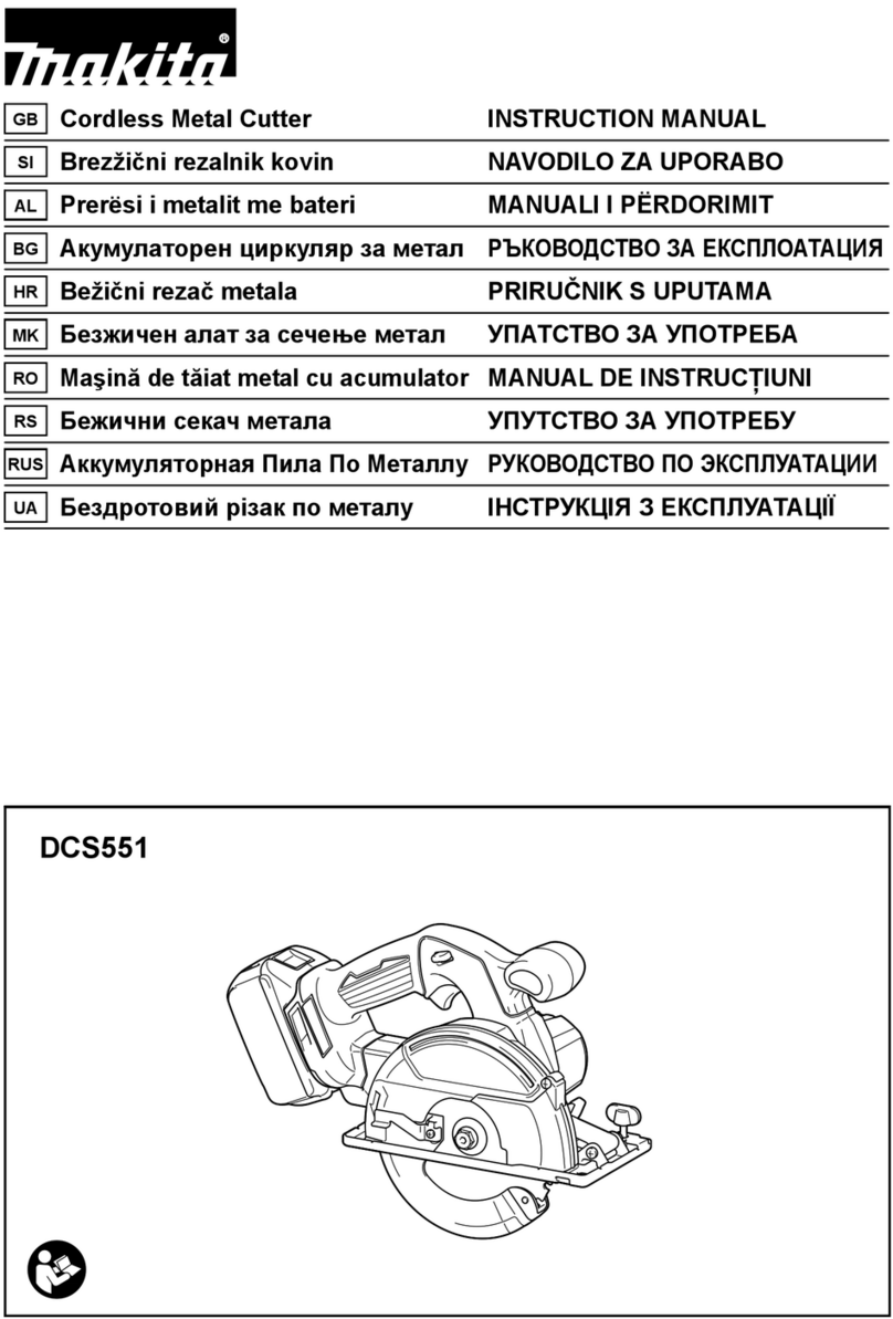 Makita DCS551 instruction manual