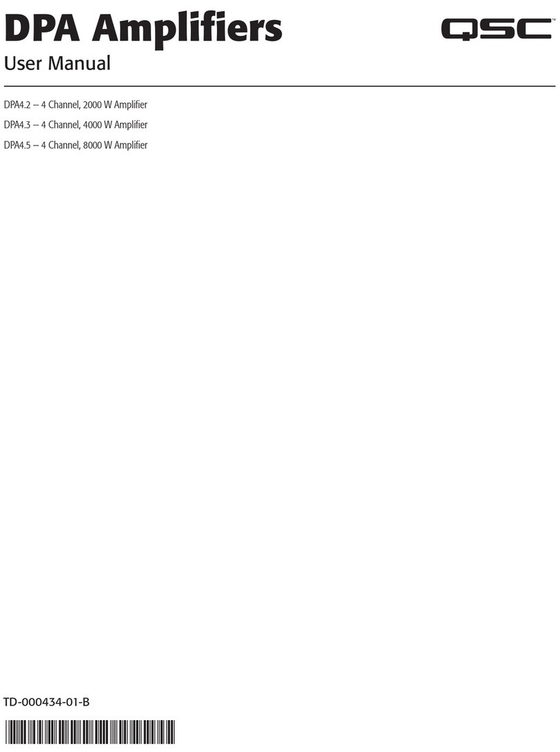 QSC DPA4.2 User manual