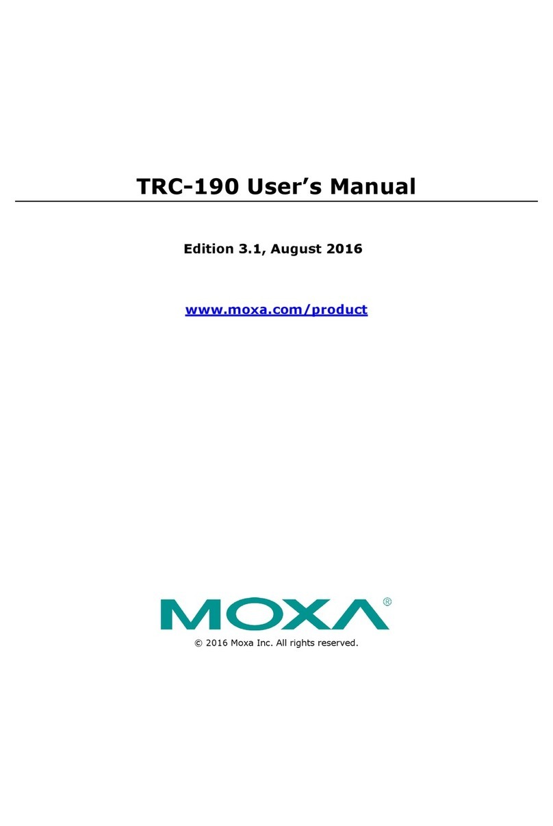 Moxa Technologies TRC-190 user manual