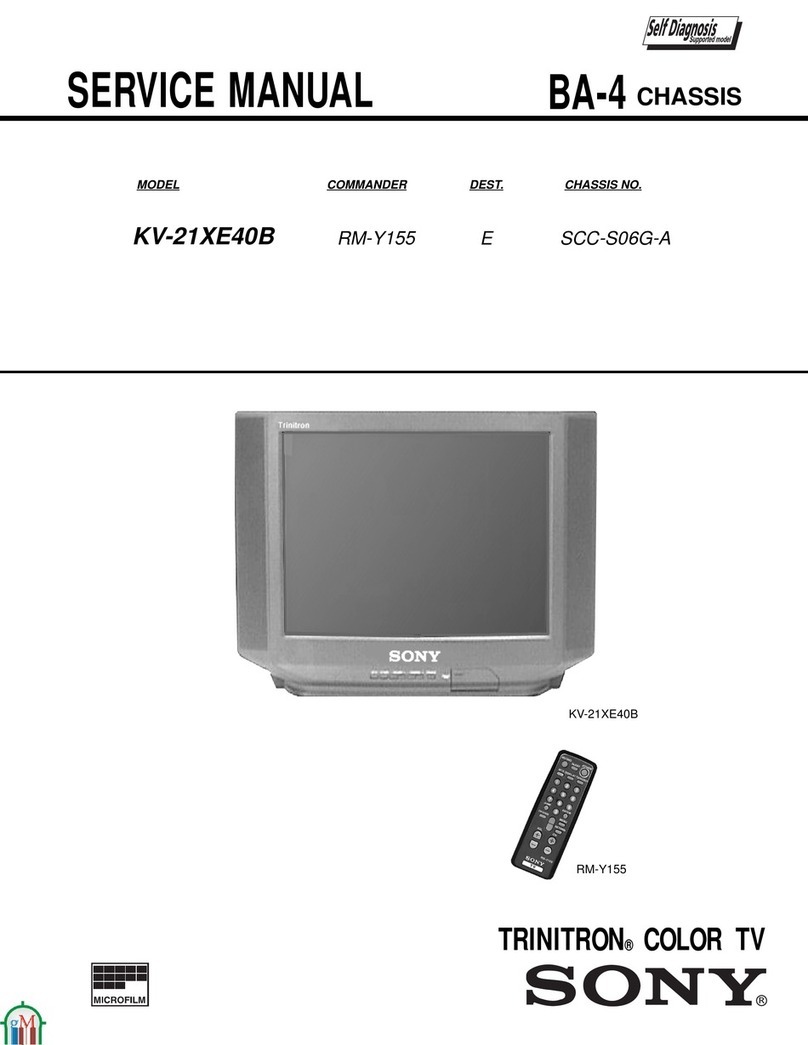 Sony KV-21XE40B User manual