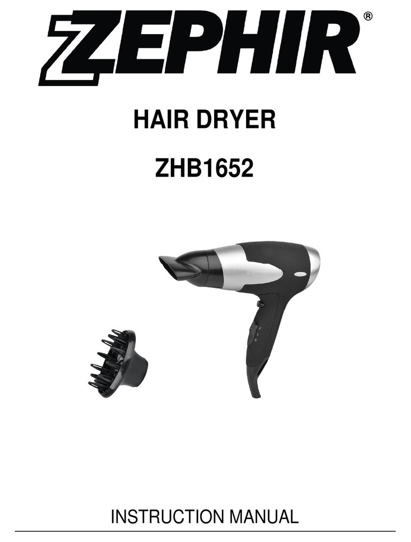 Zephir ZHB1652 instruction manual