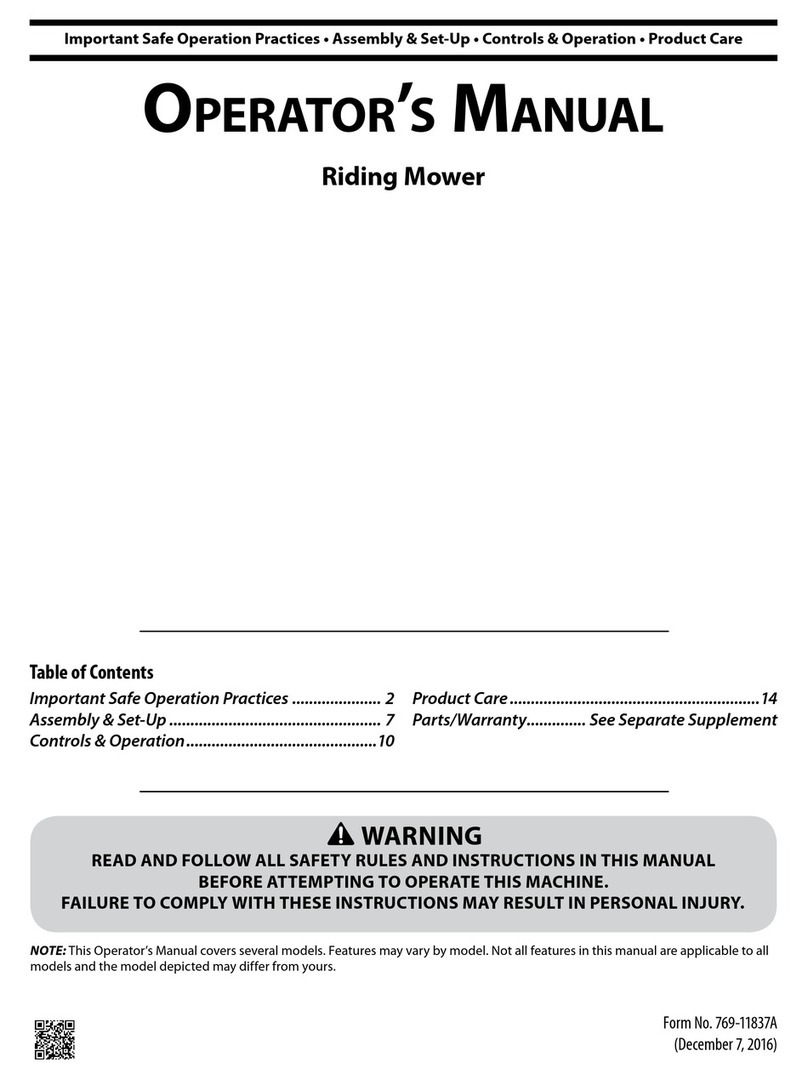 MTD 769-11837A User manual