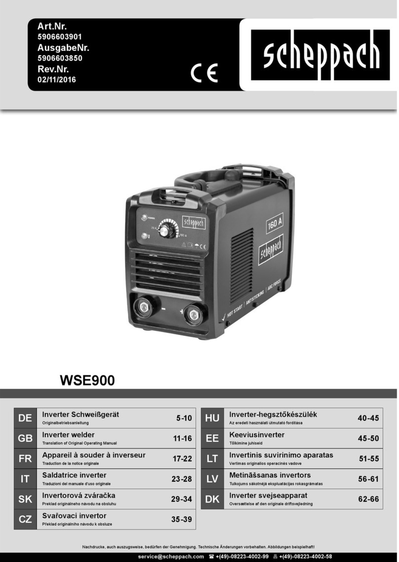 Scheppach WSE900 Operation manual