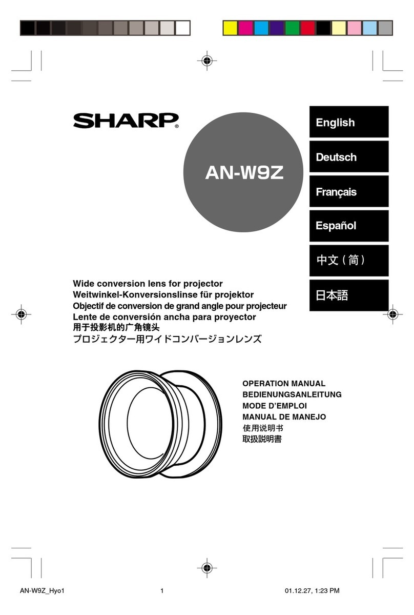 Sharp AN-W9Z Operation manual