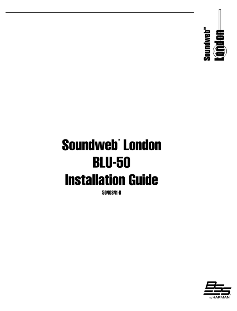 BSS Audio BLU-50 installation guide