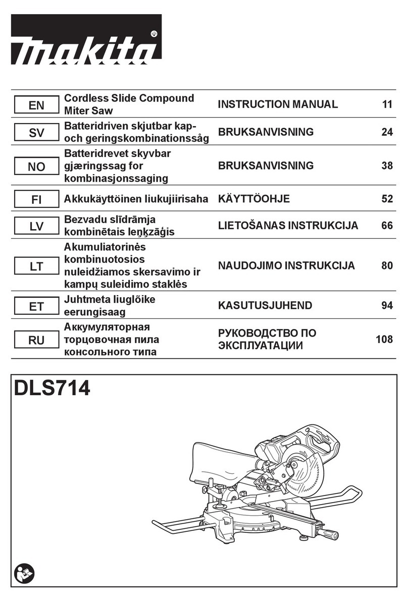 Makita DLS714 User manual