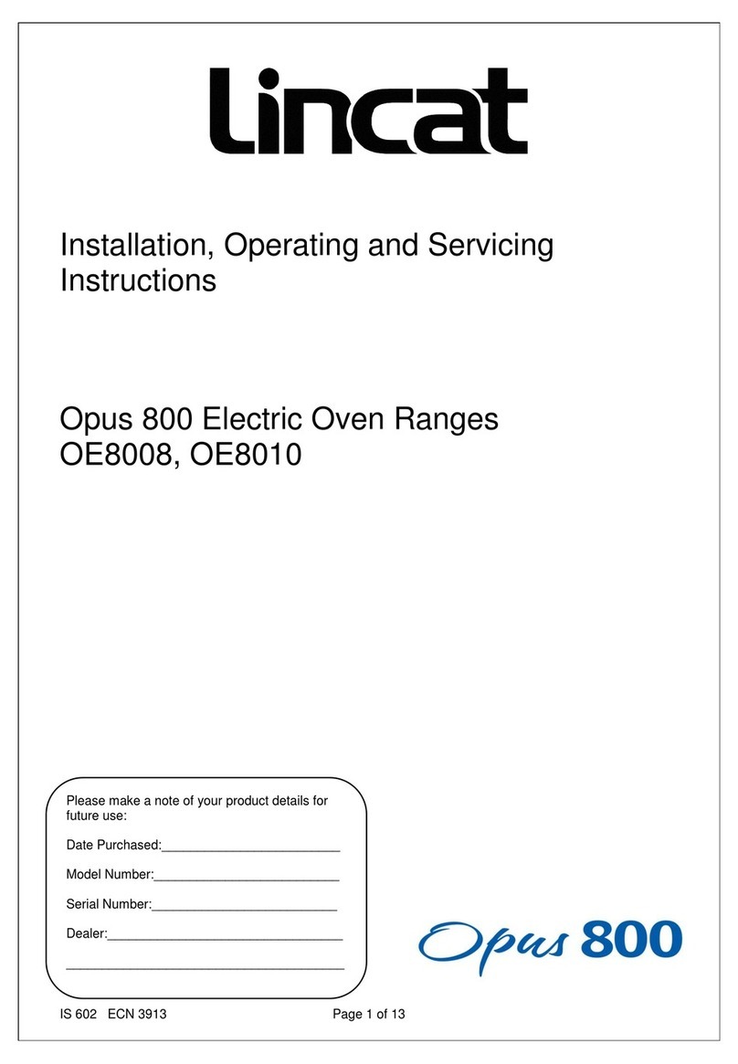 Lincat OE8008 Owner's manual