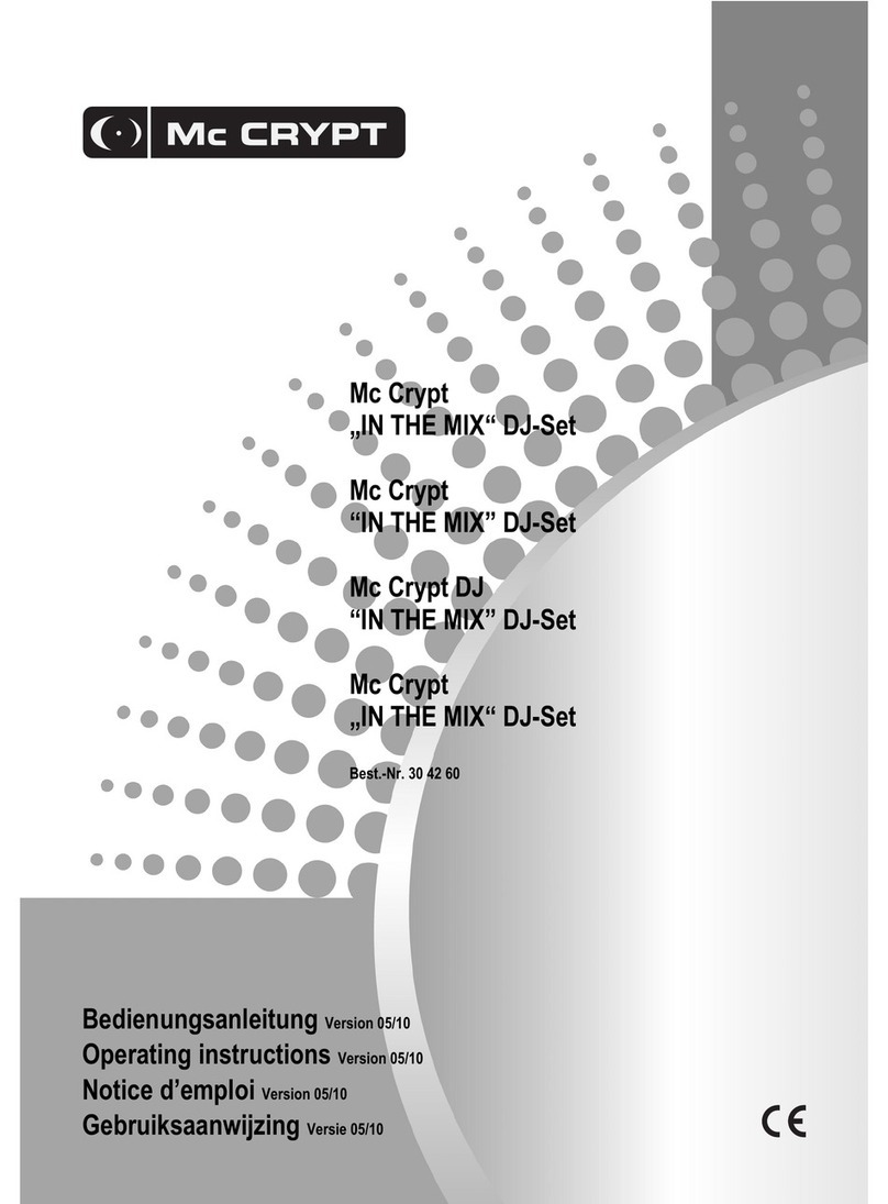 MC Crypt In the Mix User manual