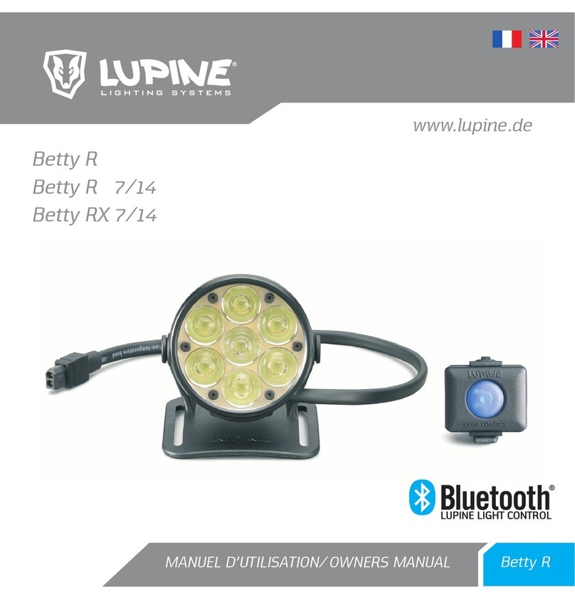 Lupine Betty R User manual