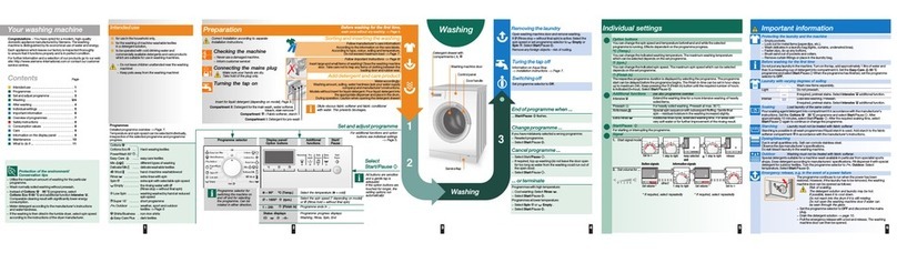 Siemens WM12S441ME Operating	 instruction