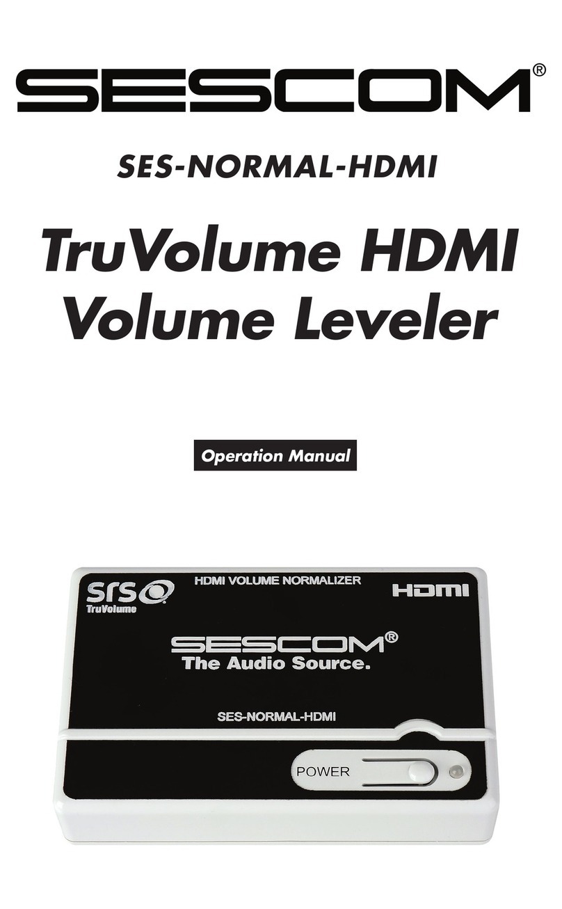 sescom SES-NORMAL-HDMI Operation manual