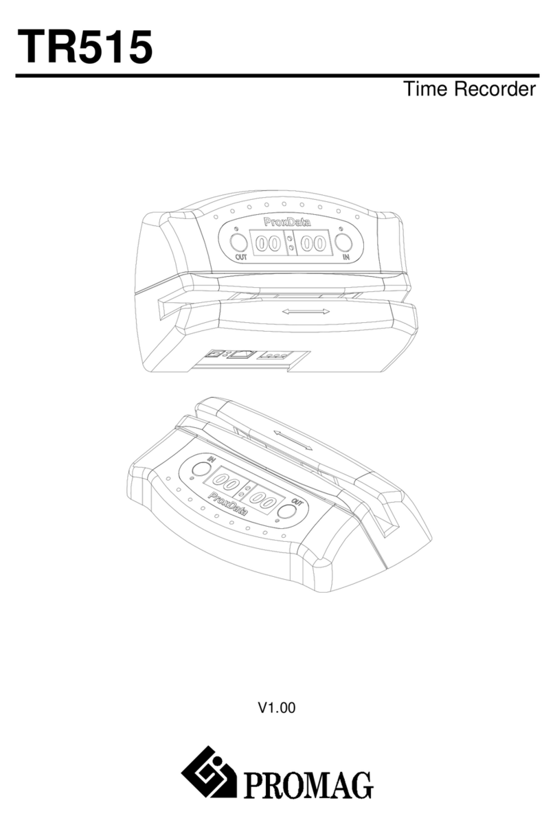 Promag TR515 user manual