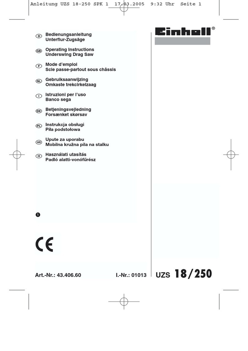 EINHELL UZS 18/250 User manual
