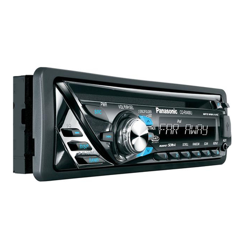Panasonic CQRX400U - AUTO RADIO/CD/MP3 DECK Service manual