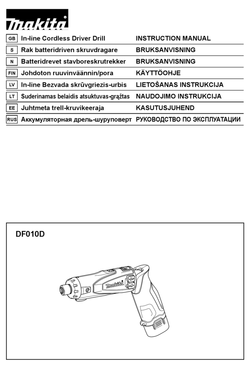 Makita DF010D User manual