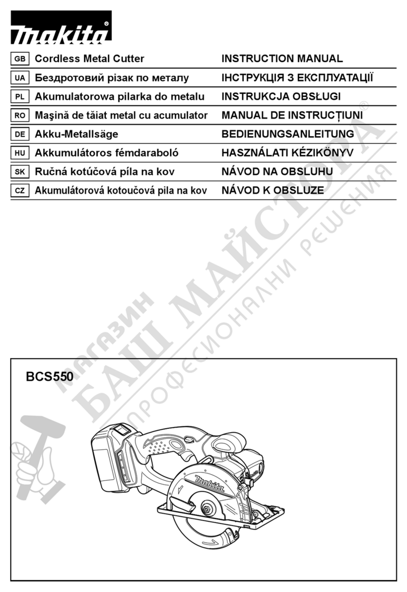 Makita BCS550 instruction manual