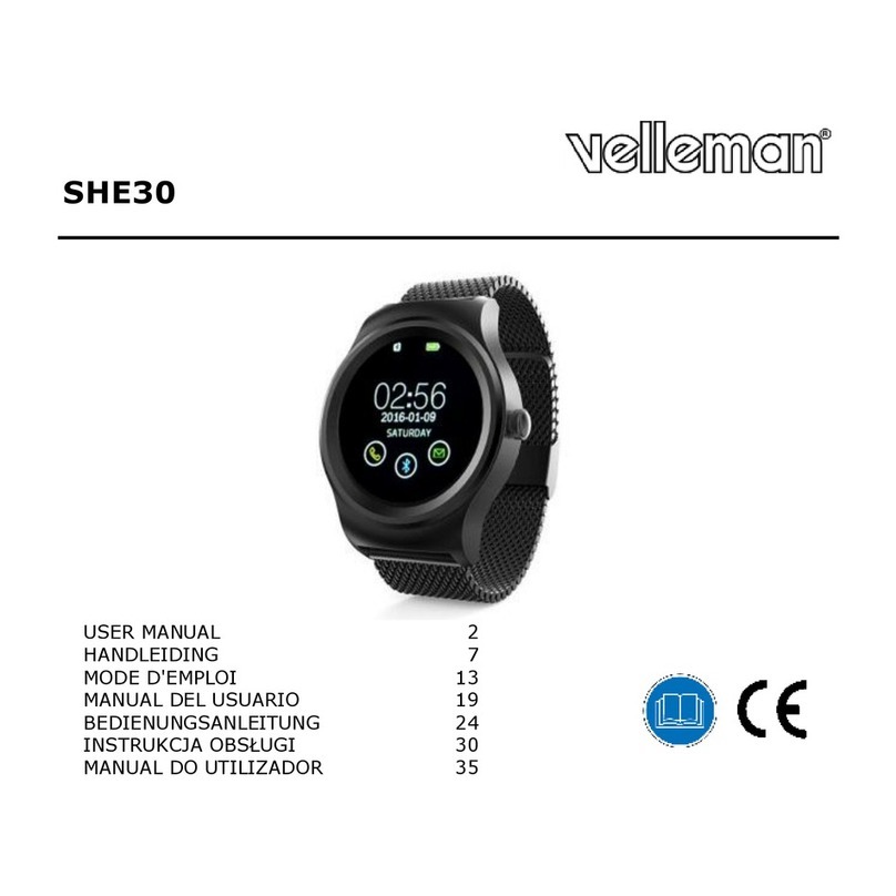 Velleman SHE30 user manual