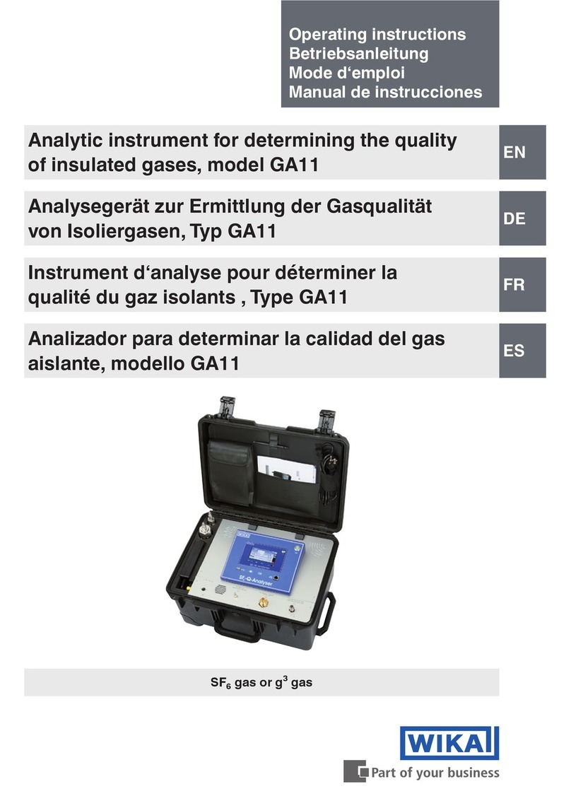 WIKA GA11 operating instructions