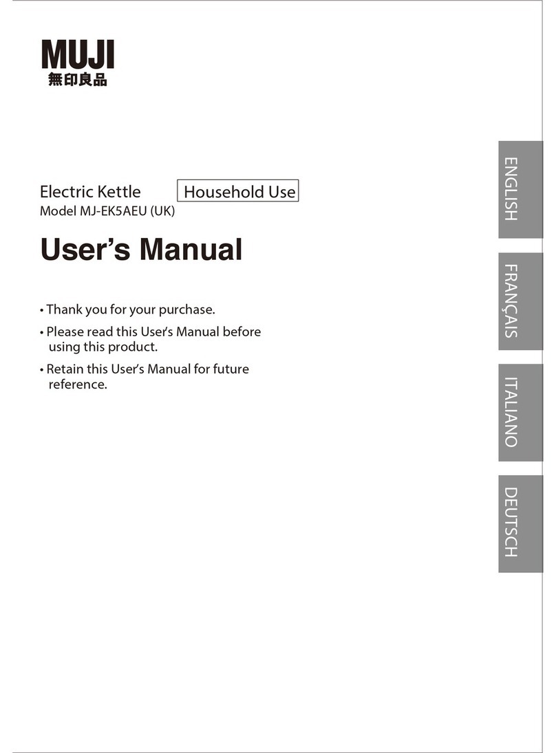 Muji MJ-EK5AEU user manual