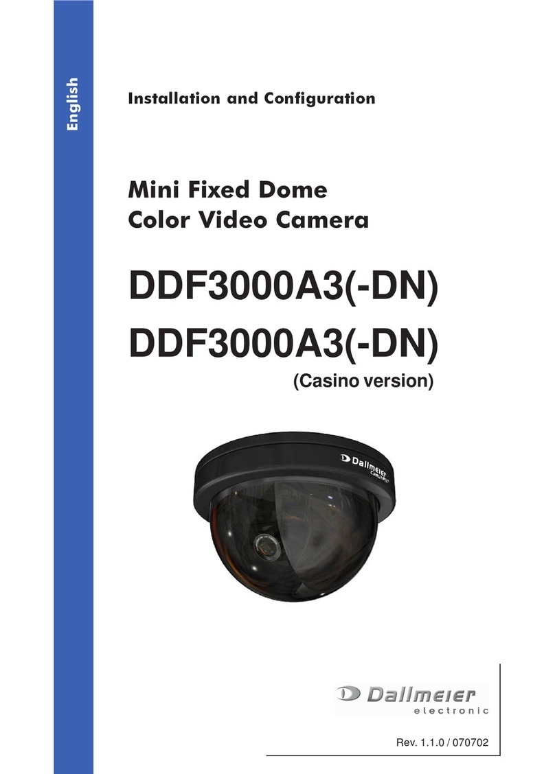 dallmeier DDF3000A3 Installation and configuration