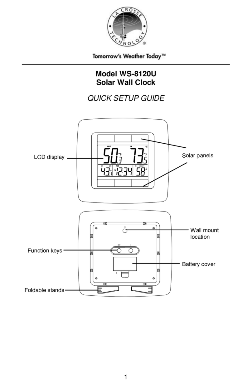 La Crosse Technology WS-8120U User manual