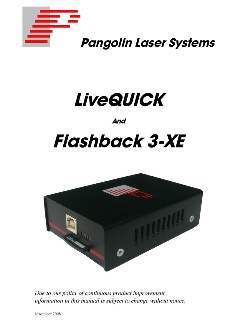 Pangolin Flashback 3 XE manual