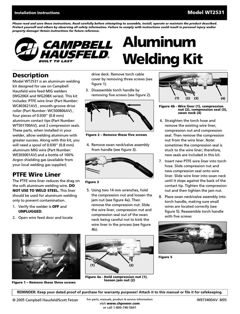 Campbell Hausfeld WT2531 User manual Campbell Hausfeld WT2531 User manual