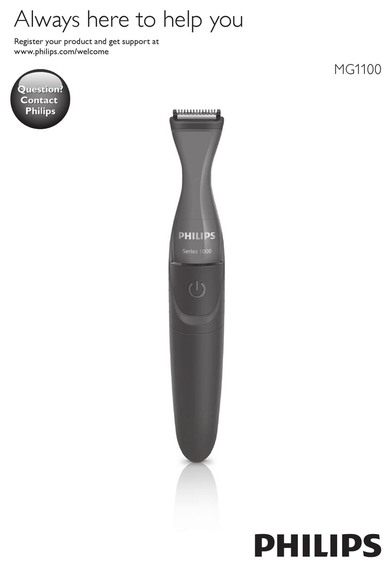 Philips MG1100 Directions for use
