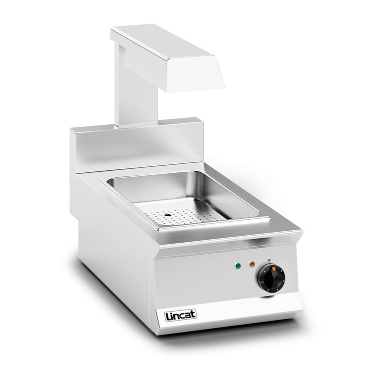 Lincat OE8109 Installation, operating and servicing instructions