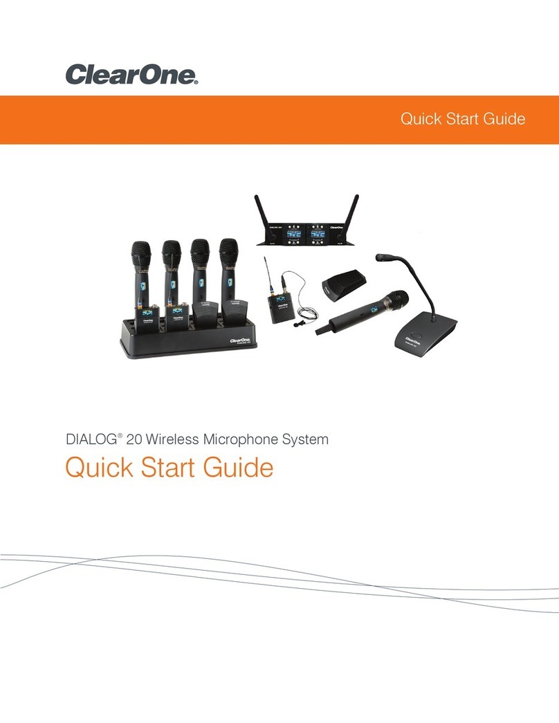 Clear One DIALOG 20 User manual