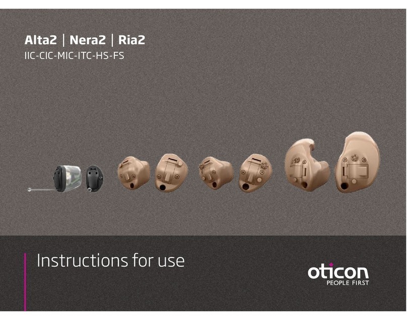 oticon miniRITE Nera2 Instructions for use