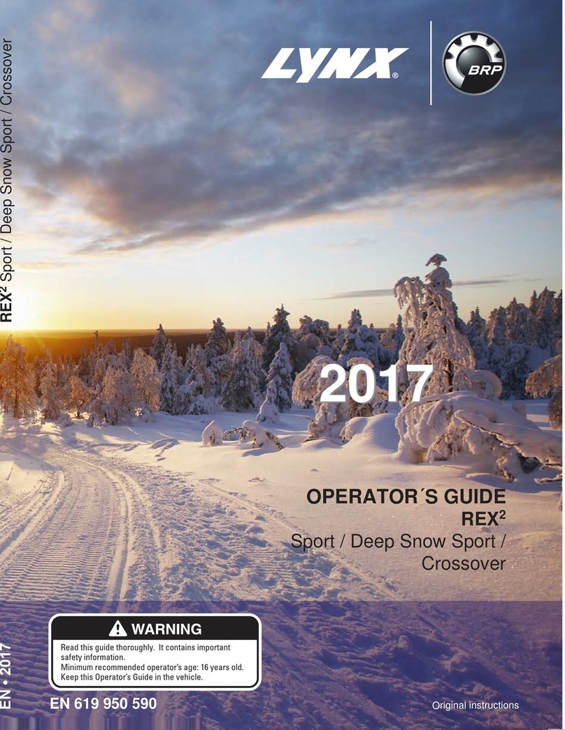 Lynx Rave 600 ACE 2017 Manual